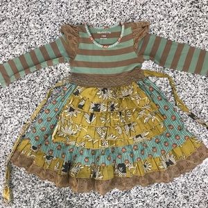 Mustard pie dress sz 18 mon. in EUC